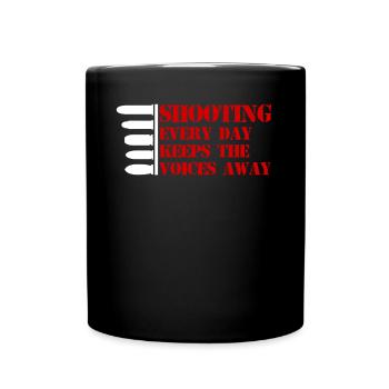 Guns Gun Rifle Weapons Firearm Pistol - Full Colour Mug - black - Front