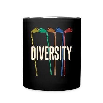Golf Club Diversity Golf Course - Full Colour Mug - black - Front