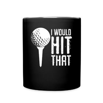 Golf Club Golf Ball - Full Colour Mug - black - Front