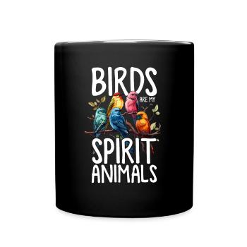 Observation des oiseaux drôles Propriétaires d’oiseaux pour - Mug uni - noir - Devant