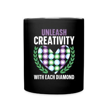 Diamond Painting Tools Diamond Painter - Full Colour Mug - black - Front