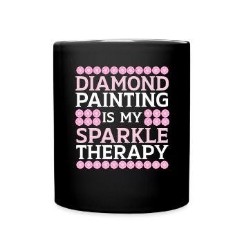 Diamond Painting Tools Diamond Painter - Full Colour Mug - black - Front