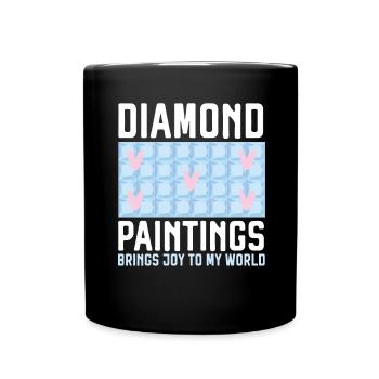 Diamond Painting Tools Diamond Painter - Full Colour Mug - black - Front