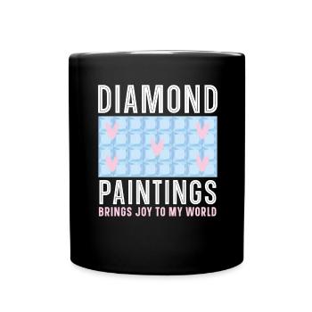 Diamond Painting Tools Diamond Painter - Full Colour Mug - black - Front