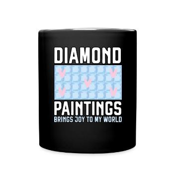 Diamond Painting Tools Diamond Painter - Full Colour Mug - black - Front