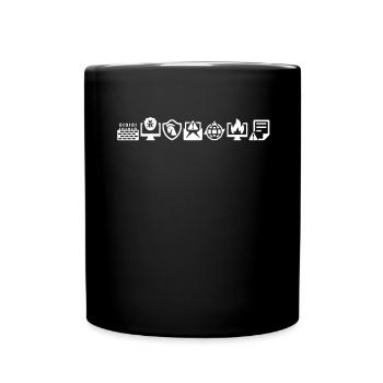 Drôle Hacker Style Hacking Amant Ordinateur - Mug uni - noir - Devant