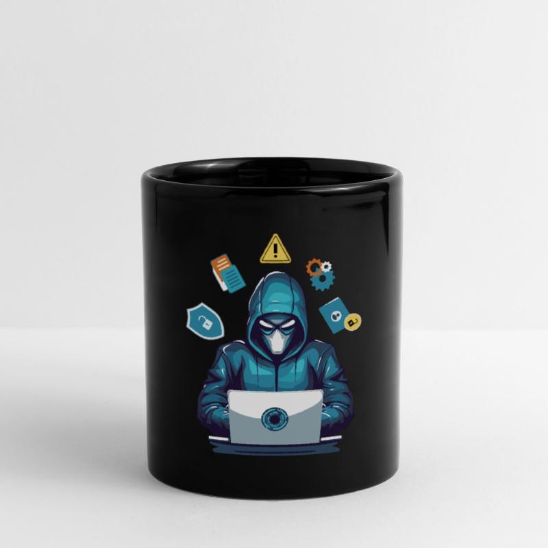 Drôle Hacker Style Hacking Amant Ordinateur Mug uni
