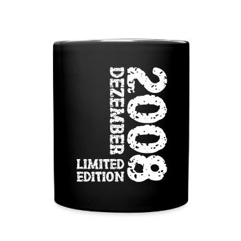 2008 Décembre Édition Limitée 15e Anniversaire Décoration - Mug uni - noir - Devant