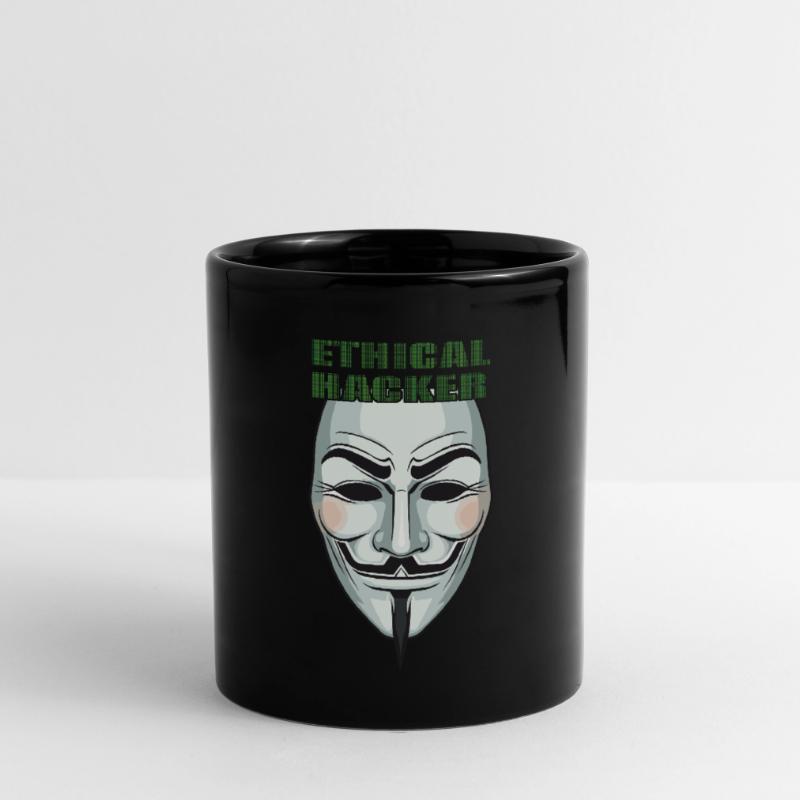 Cybersecurity Art Hacking Liebhaber Computer Nerd Tasse einfarbig