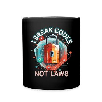 Cybersécurité Art Hacking Amateur Informatique Nerd - Mug uni - noir - Devant