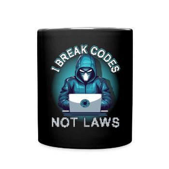 Cybersécurité Art Hacking Amateur Informatique Nerd - Mug uni - noir - Devant