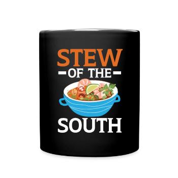 Gumbo Lovers Foodie Louisiane Manger Cuisine Cajun - Mug uni - noir - Devant