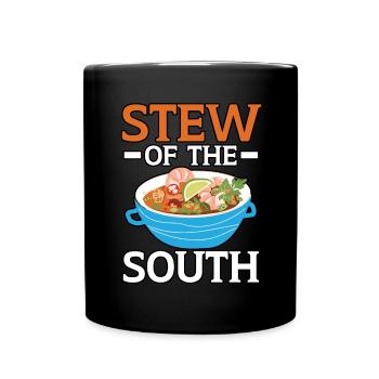 Gumbo Lovers Foodie Louisiane Manger Cuisine Cajun - Mug uni - noir - Devant