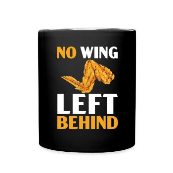 Buffalo Wings Foodie Cuisine Américaine Poulet - Mug uni - noir - Devant
