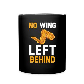 Buffalo Wings Foodie Cuisine Américaine Poulet - Mug uni - noir - Devant