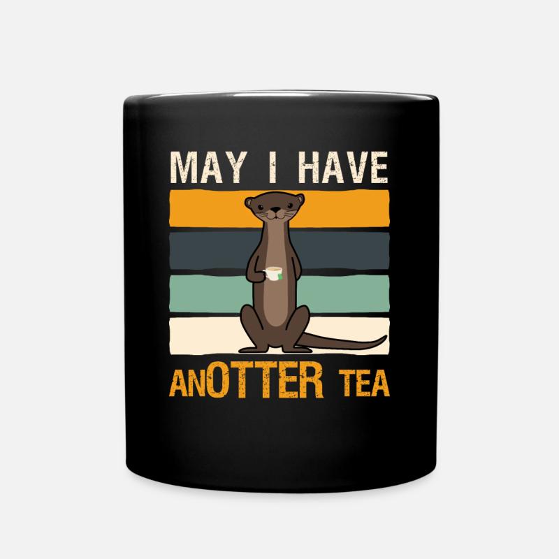Tea Cup Otter Tea Bag - Tasse einfarbig - Schwarz