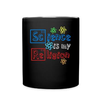 Science Atheist Agnostic Atheism - Tasse einfarbig - Schwarz - Vorne