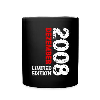 2008 Décembre Édition Limitée 15e Anniversaire Décoration - Mug uni - noir - Devant