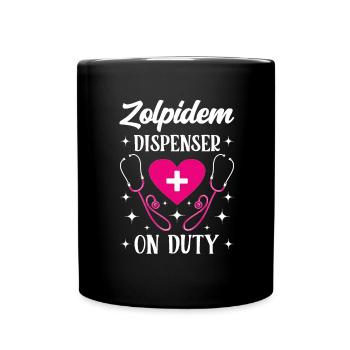 Drôle Mental Soins Infirmiers Psychiatrique - Mug uni - noir - Devant