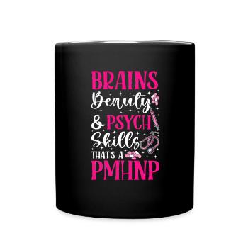 Soins infirmiers psychiatriquesPsychiatrique - Mug uni - noir - Devant