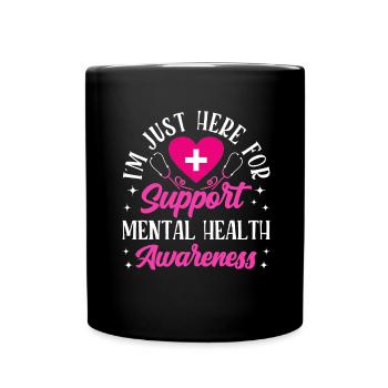 Drôle Mental Soins Infirmiers Psychiatrique - Mug uni - noir - Devant