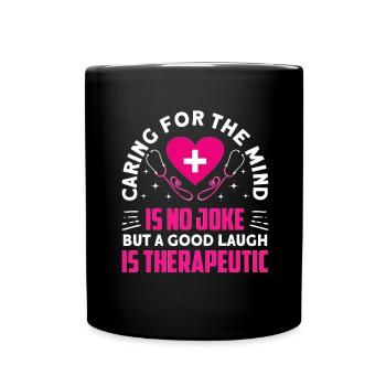 Drôle Psychiatrique - Mug uni - noir - Devant