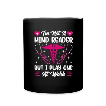 Drôle Psychiatrique - Mug uni - noir - Devant