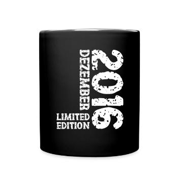 2016 December Limited Edition 7th Birthday Decoration - Full Colour Mug - black - Front