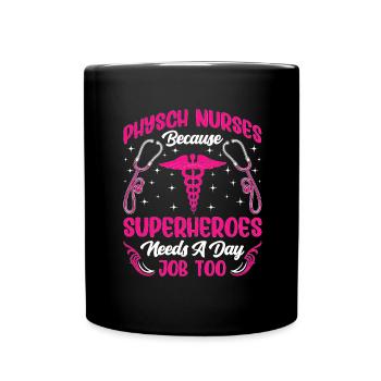 Drôle Psychiatrique - Mug uni - noir - Devant