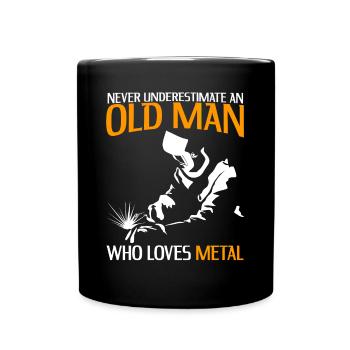 Blacksmith Welder Metalworker Metal Work - Full Colour Mug - black - Front