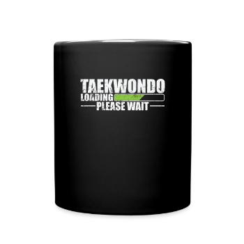 Taekwondo Chargement Veuillez patienter Arts martiaux - Mug uni - noir - Devant