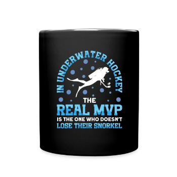 The Real Loses Your Snorkel "Funny - Full Colour Mug - black - Front