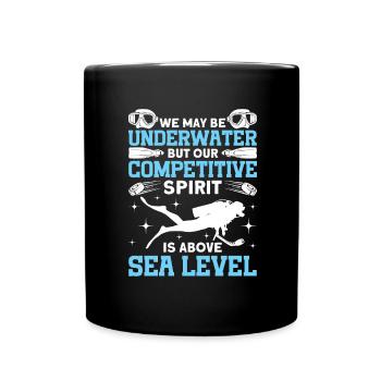 The competition sprint is located above the - Full Colour Mug - black - Front