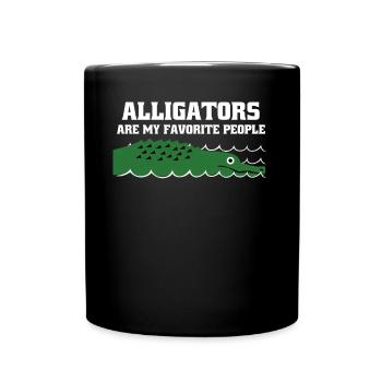 Alligators Alligator - Tasse einfarbig - Schwarz - Vorne