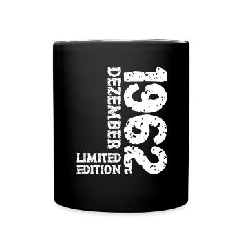 1962 décembre édition limitée 61e anniversaire décoration - Mug uni - noir - Devant