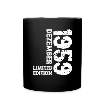 1959 December Limited Edition 64th Birthday Decoration - Full Colour Mug - black - Front