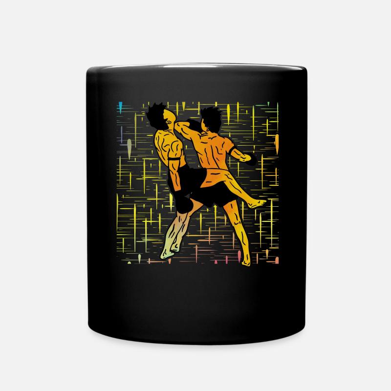 Muay Thai - Tasse einfarbig - Schwarz