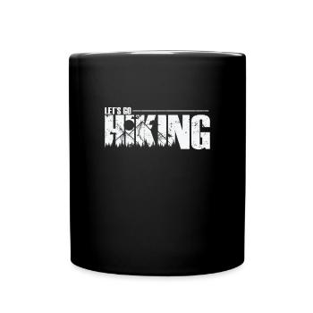 Let’s go Randonnée Loisirs de plein air Nature - Mug uni - noir - Devant