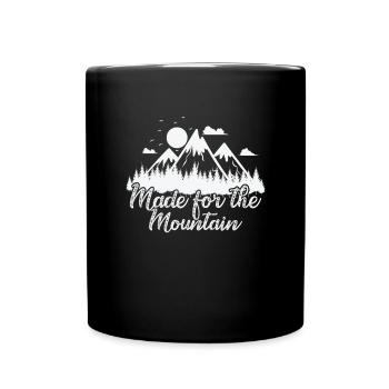 Made for the Mountain Hiking Hobby - Full Colour Mug - black - Front