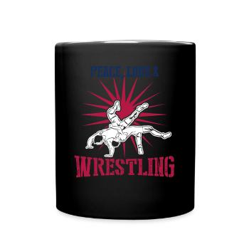 Wrestling Joke Wrestler - Tasse einfarbig - Schwarz - Vorne