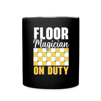 Carreleur Profession Carrelage Couche De Sol Carrelage - Mug uni - noir - Devant