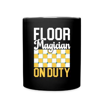 Carreleur Profession Carrelage Couche De Sol Carrelage - Mug uni - noir - Devant