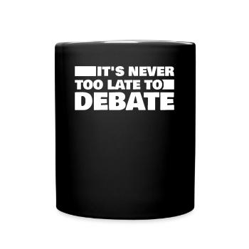 Debate Team Rhetoric Debating Club - Full Colour Mug - black - Front