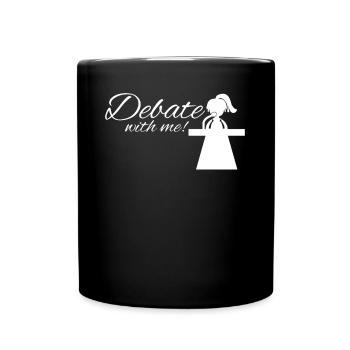 Debate Team - Full Colour Mug - black - Front