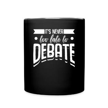 Rhetoric Debating Club Debate Team - Full Colour Mug - black - Front