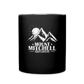 Mount Mitchell North Carolina North Carolina - Tasse einfarbig - Schwarz - Vorne