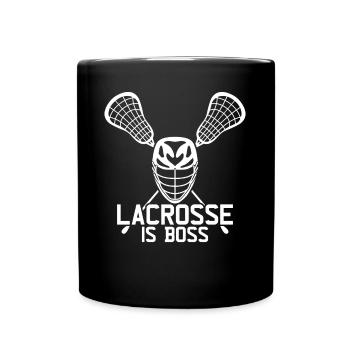 Lacrosse Player Lacrosse Racquets - Full Colour Mug - black - Front