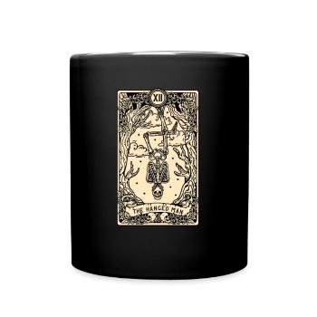 The Hanged Man I Goth Tarot Card I Fortune Teller - Full Colour Mug - black - Front