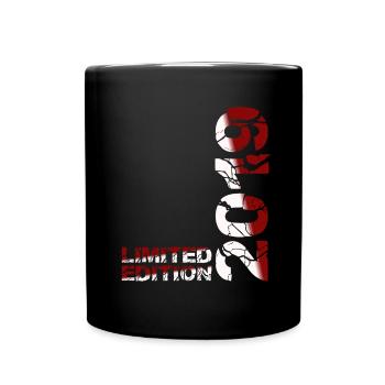 2019 Édition Limitée Anniversaire Cadeau Décoration - Mug uni - noir - Devant
