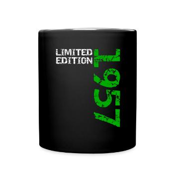 1957 édition limitée anniversaire cadeau femme mari - Mug uni - noir - Devant